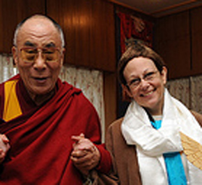 Adele Diamond and The Dalai Lama