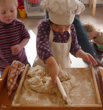 2-Year-Old, Baking in Sweden