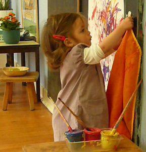 Hanging up Apron